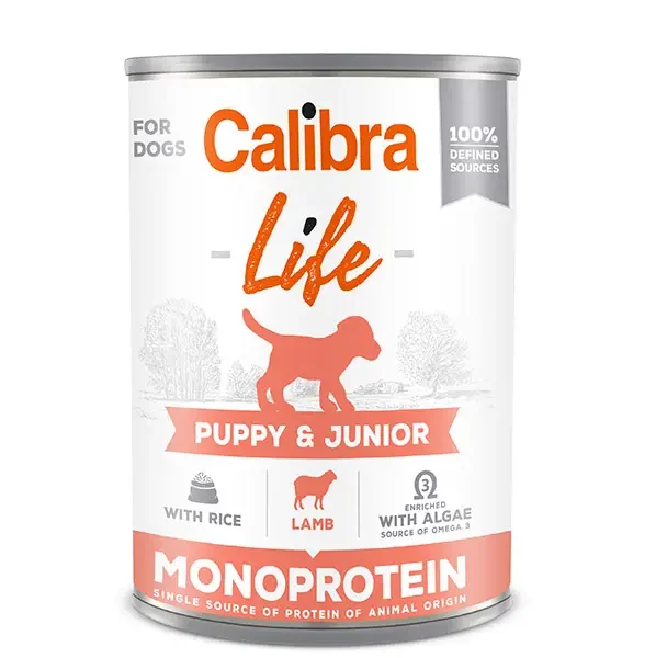 Calibra dog life lata puppy: nutrición premium para cachorros saludables