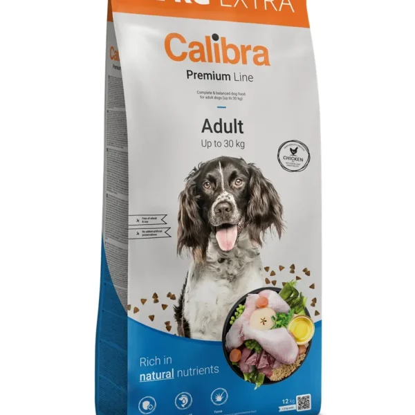 Calibra dog premium adulto pollo 12+2kg: nutrición óptima para perros