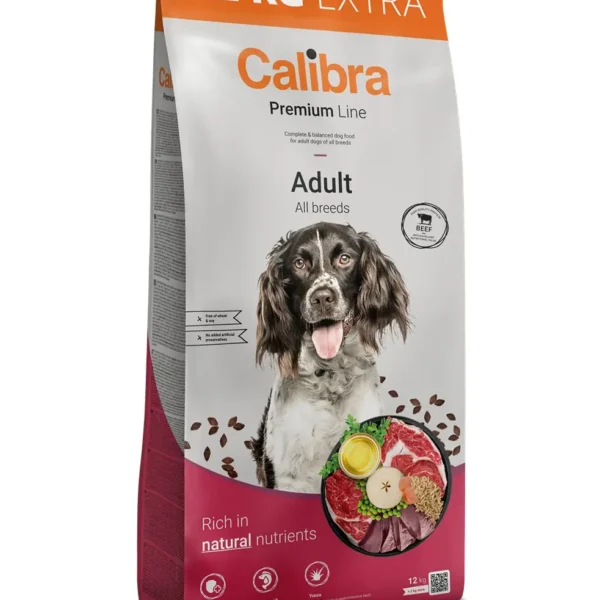 Pienso premium para perros adultos calibra de ternera 12.2kg