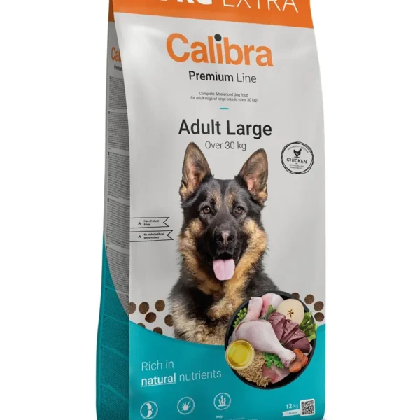 Pienso calibra dog premium adulto razas grandes pollo 12.2kg - nutrición óptima para perros