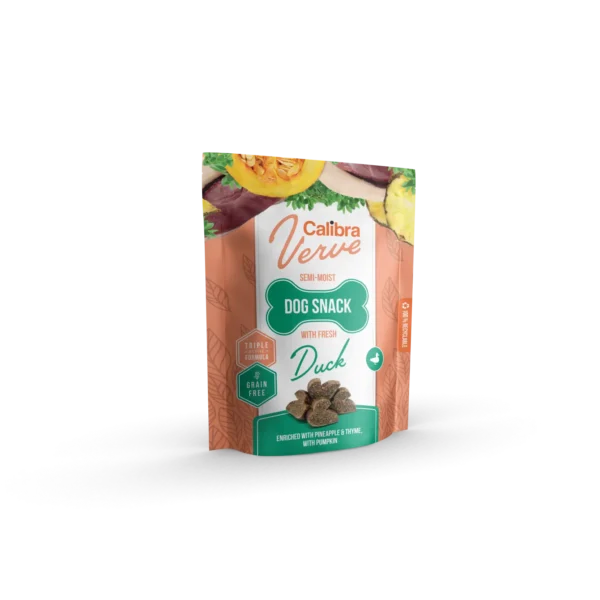 Calibra dog verve snack semihumedo pato fresco 150g
