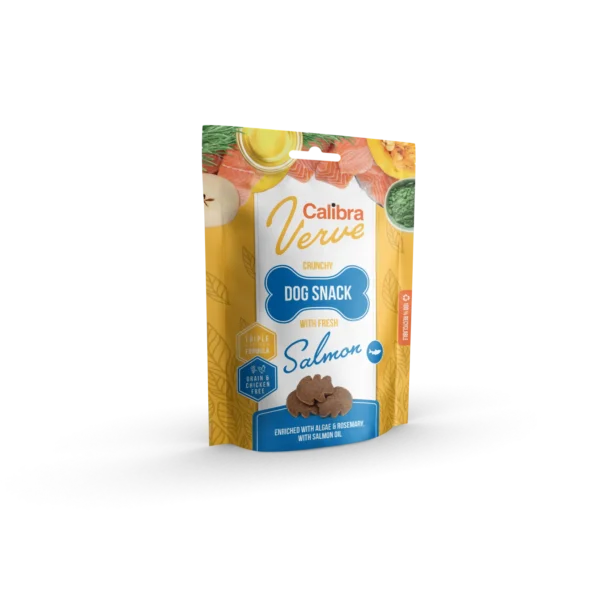 Calibra dog verve crunchy snack salmon fresco 150g
