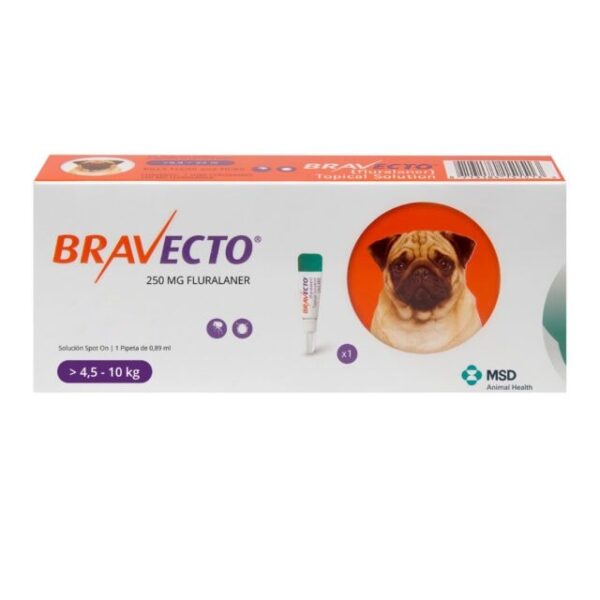 BRAVECTO SPOT ON PERRO 250MG 4