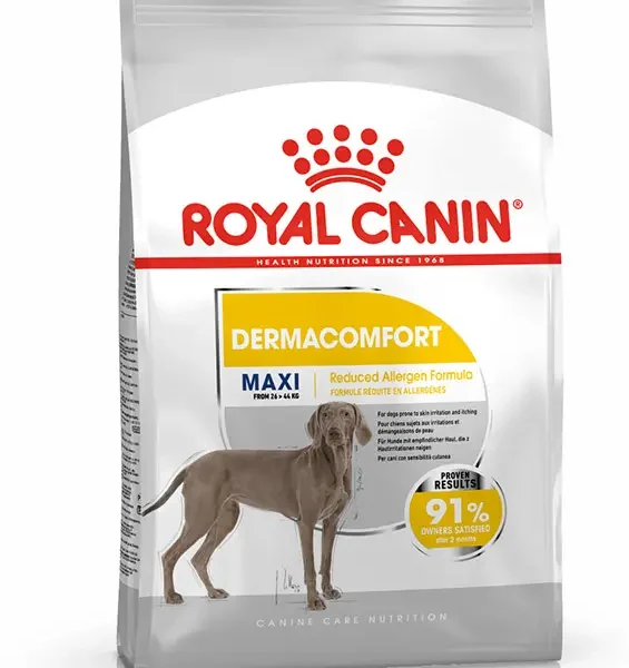 Pienso royal canine adult dermacomfort maxi 12kg para perros grandes - cuidado de piel sensible