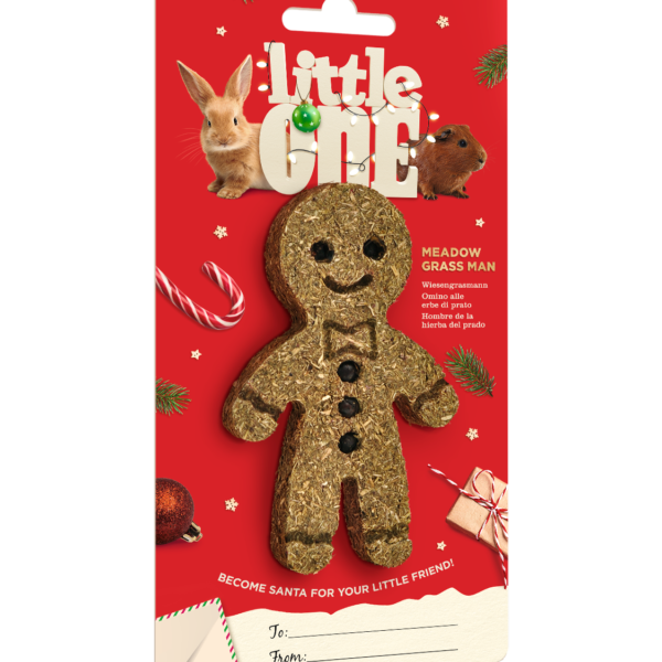 Коледна играчка-лакомство Little One с ливадна трева 55 грама