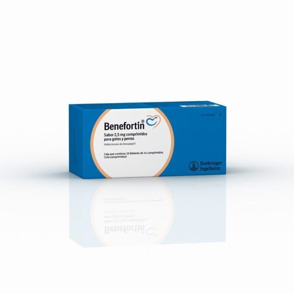 BENEFORTIN  para el tratamiento de la insuficiencia cardiaca congestiva en perros y gatos. comprar BENEFORTIN 