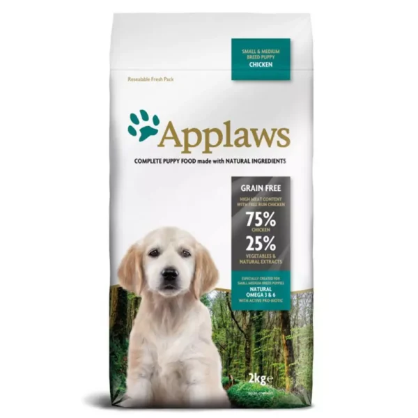 Pienso applaws para cachorros de razas pequeñas y medianas - pollo 2kg