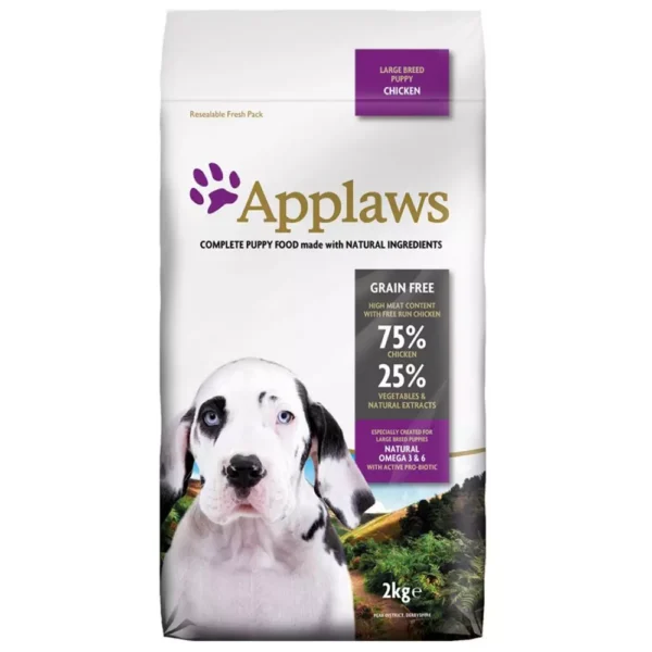 Applaws Dog Dry Puppy Razas Grandes Pollo 2kg