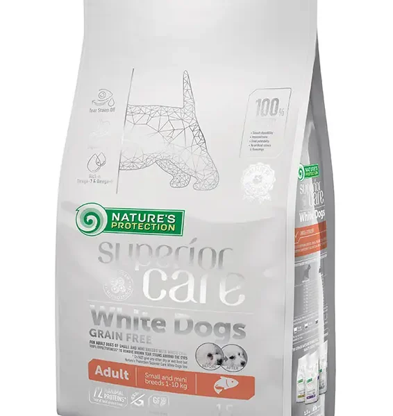 Pienso grain free para perros adultos: salmón 1,5kg - nature's p sc white dog