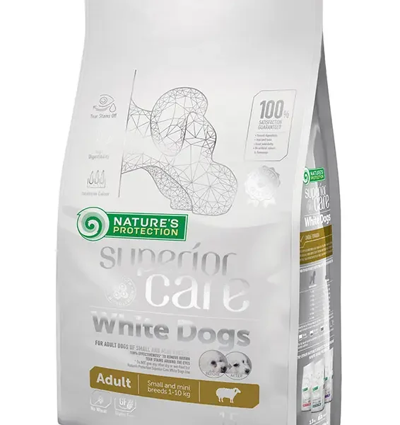 Alimento premium para perros pequeños: nature’s p sc white cordero 1.5kg