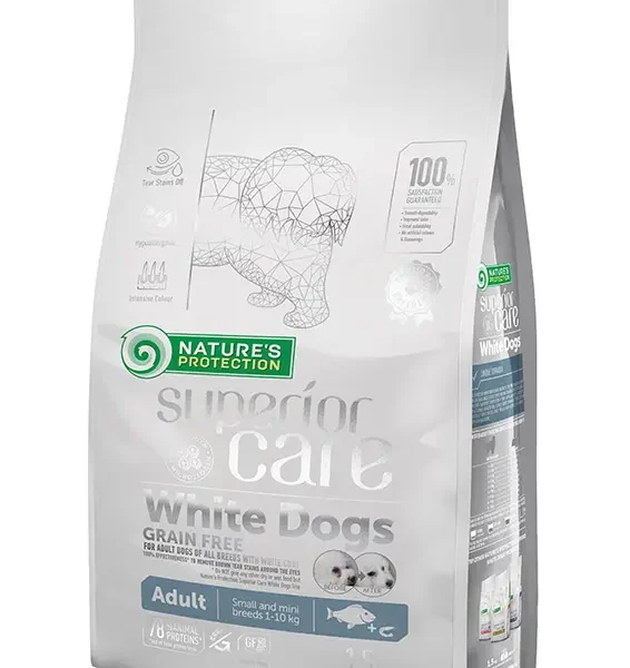 Alimento grain free para perros pequeños: nature’s pescado 1.5kg