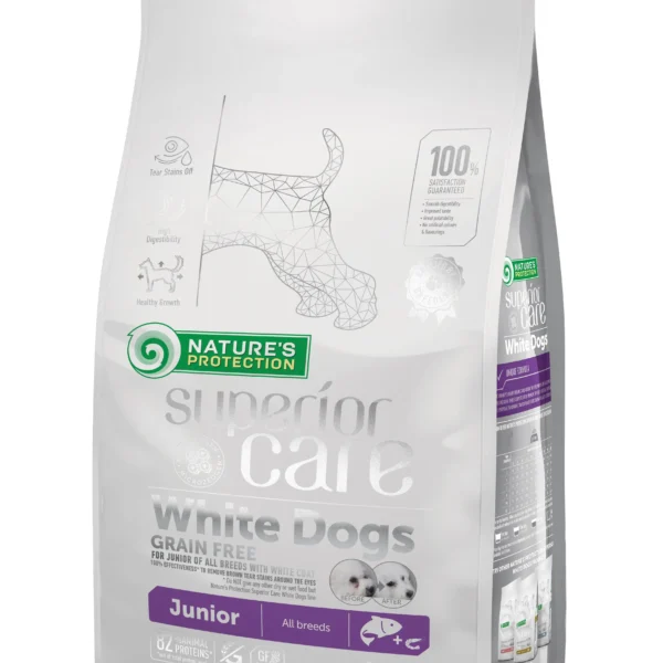 Alimento grain free para cachorros de salmón 1.5kg - nature's p sc white dog