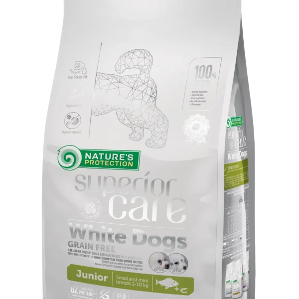 Alimento grain free para cachorros pequeños: nature’s pescado 1.5kg