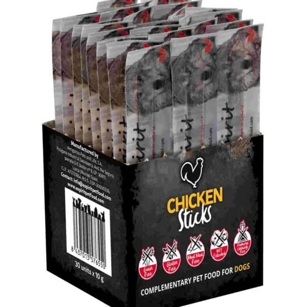 Alpha spirit canine barritas pollo 30uds