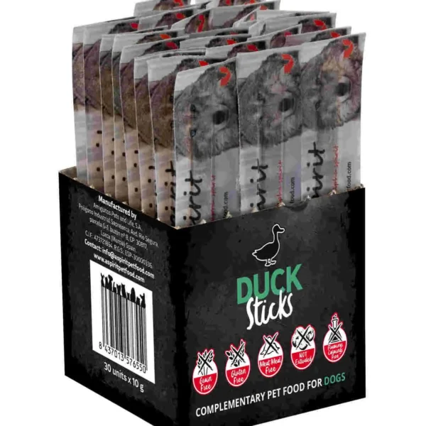 Alpha spirit canine barritas pato 30uds