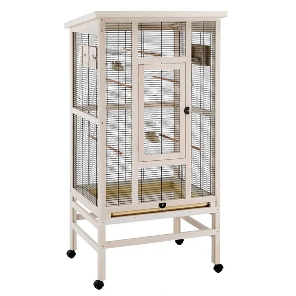Ferplast aviario de madera wilma