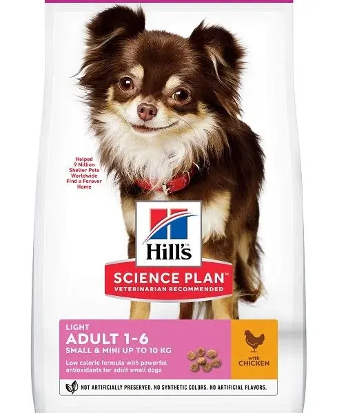 Pienso hill’s hsp canine adult light small mini pollo 1.5kg: nutrición ligera para perros pequeños