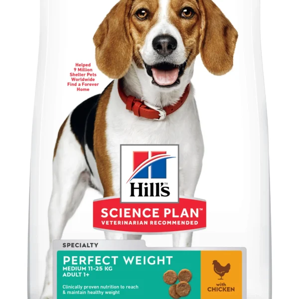 Hill's Hsp Canine Adult Perfect Weight Medium Pollo 12kg