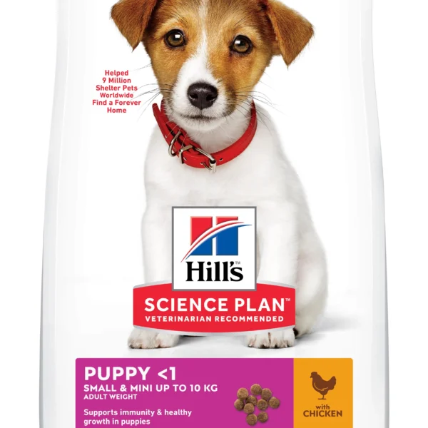 Alimento hill's hsp canine puppy small mini pollo 3kg para cachorros pequeños
