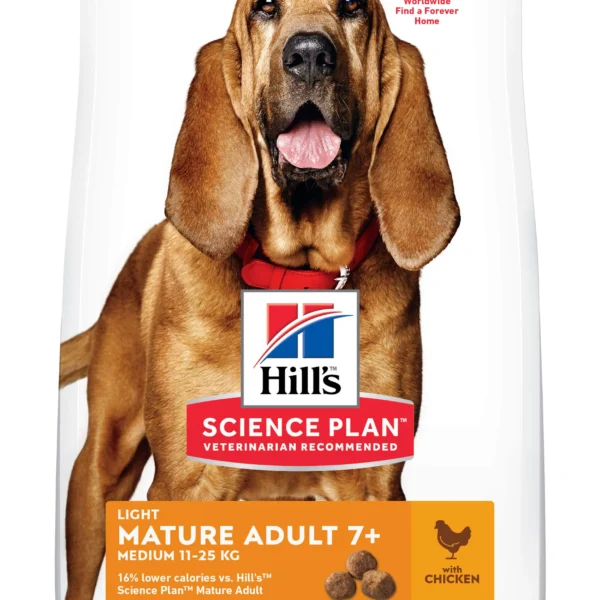 Hill's Hsp Canine Mature 7 Light Medium Pollo 14kg