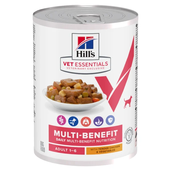 Comida para perros adultos hill's vetess multiben pollo y verduras 12x360g