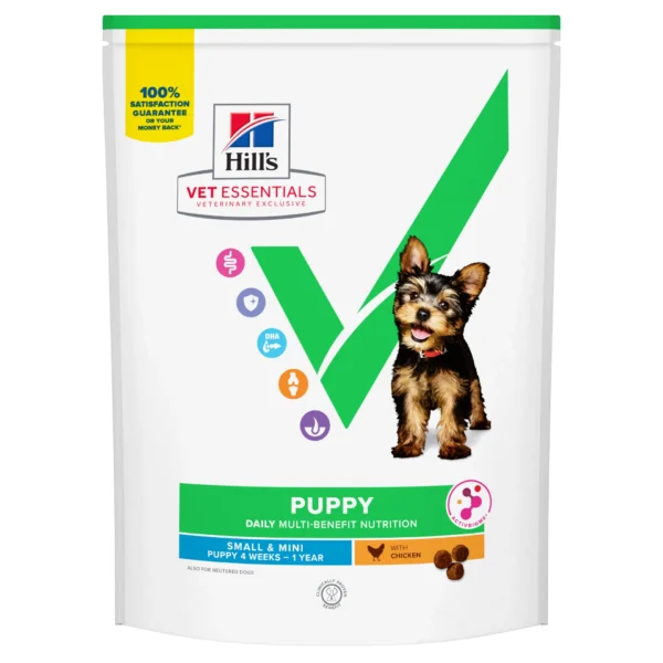 Alimento hill’s vetessentials puppy small: nutrición óptima para cachorros pequeños