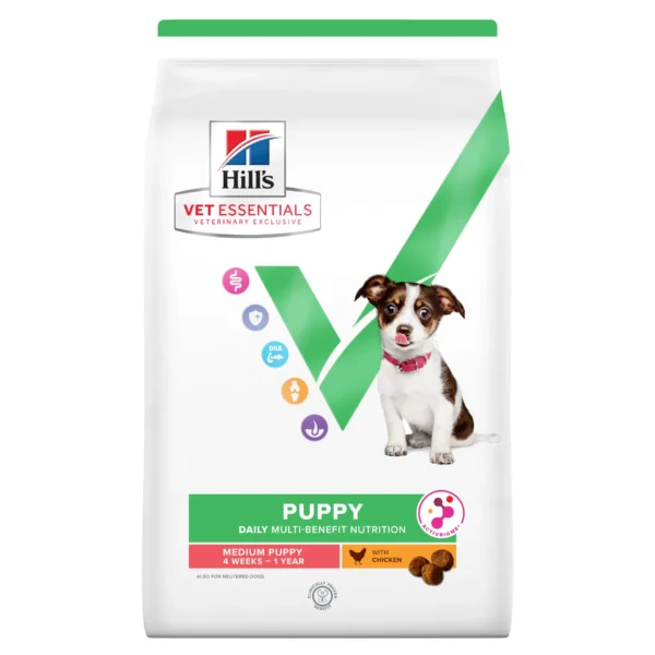 Karen Hill's Vetessentials Matsakaici 4x700g - Abinci mai kyau don ci gaba mai kyau