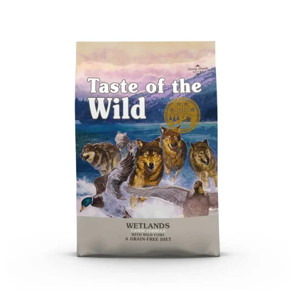 Taste Canine Wetlands Premium Τροφή για Ενήλικες Σκύλους με Πάπια και Ορτύκια 12,2 kg