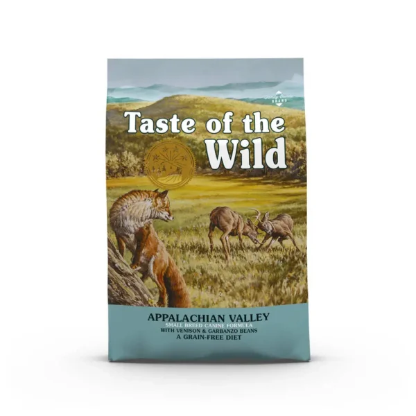 Alimento para perros adultos taste canine appalachian valley venado 5.6kg - nutrición premium para razas pequeñas