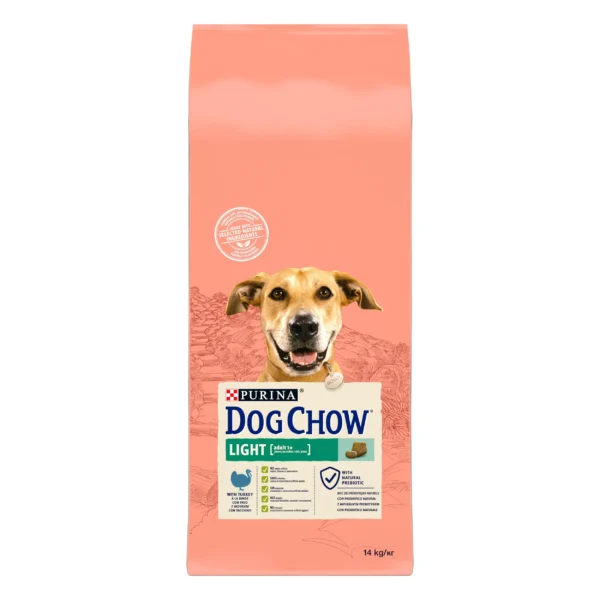 Dog chow adulto light pavo 14kg: nutrición equilibrada para perros
