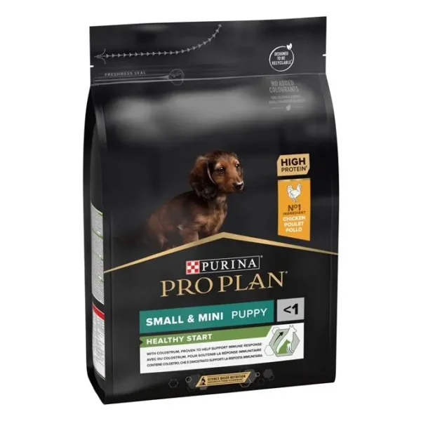 Pro plan canine puppy small start 3kg: nutrición óptima para cachorros pequeños