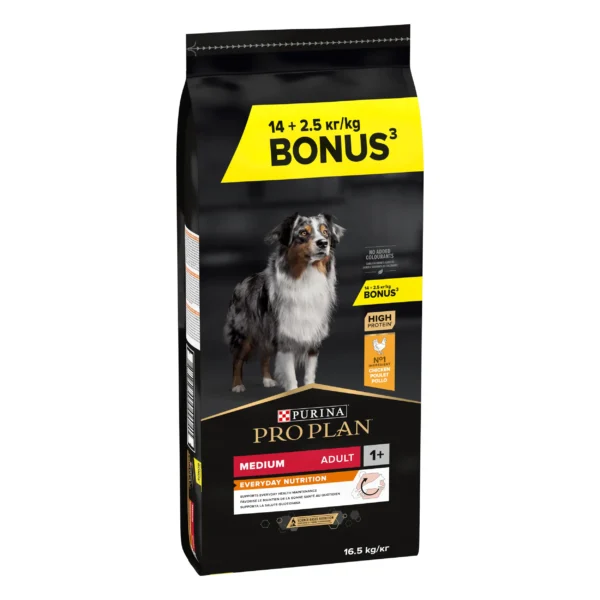 Pro plan canine adulto mediano 2.5kg: nutrición óptima para perros