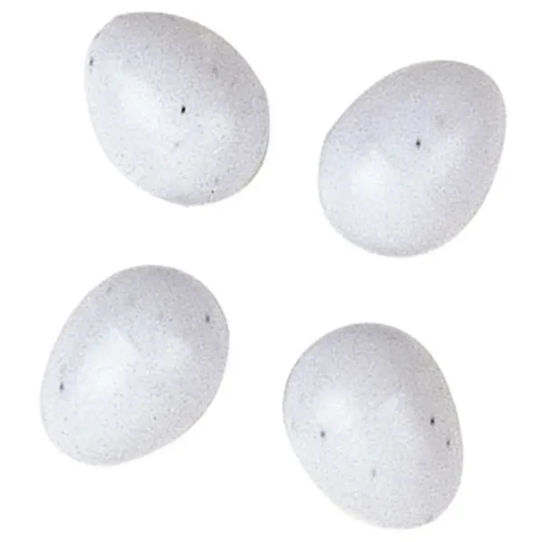Huevos de plástico para pájaros ferplast 1,3x1,6 cm - ideal para cría y entrenamiento