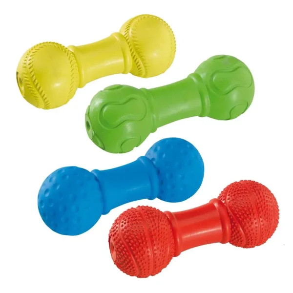 Hueso de goma para perros ferplast pa 5544 - juguete duradero y divertido