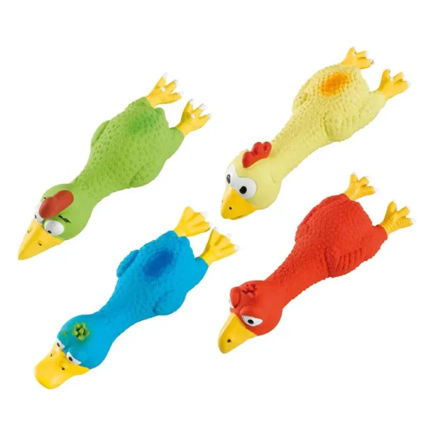 Juguete para perro de látex ferplast pa 5547 birds - diversión asegurada