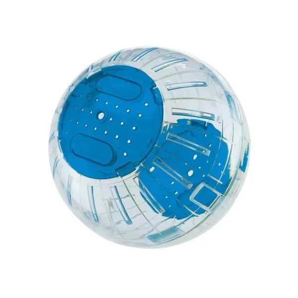 Bola de plástico para roedores ferplast 12cm - juguete seguro y divertido