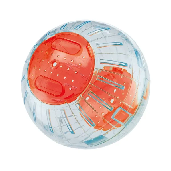 Bola de plástico para roedores ferplast 18cm - juguete ideal para mascotas