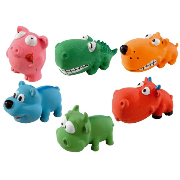 Juguete de látex para perros ferplast pa 5539 - animales divertidos 1ud