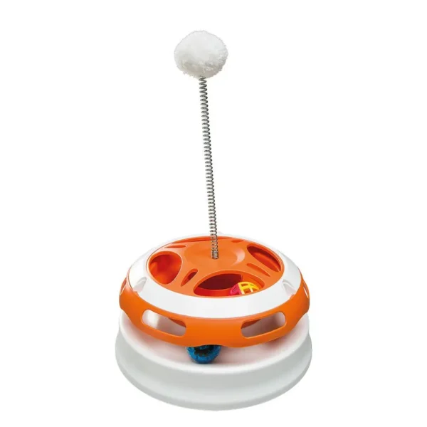 Carrusel interactivo para gatos ferplast vertigo: diversión asegurada
