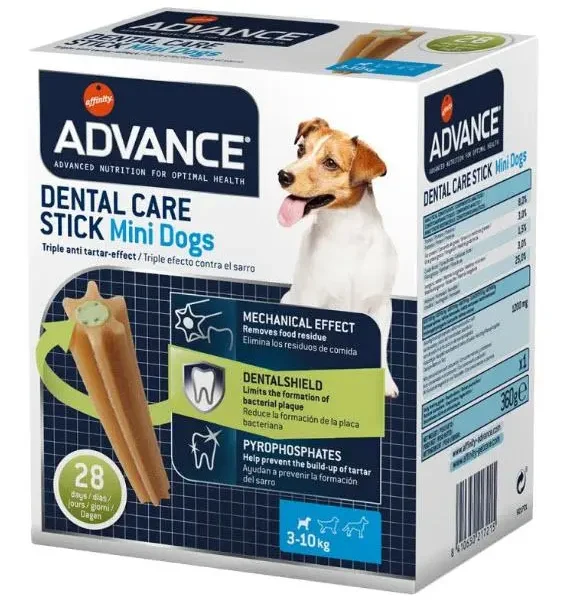 Advance canin adult dental care mini 360g: salud dental óptima para perros pequeños