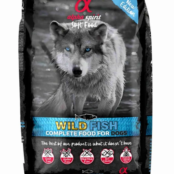 Pienso semihúmedo alpha spirit adulto pescado 3kg para perros