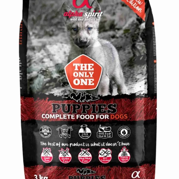 Alpha the only one: alimento premium para cachorros 3kg - nutrición óptima