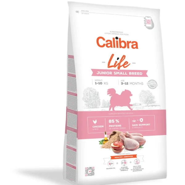 Calibra dog life junior raza pequeña pollo 1.5kg - alimento premium para cachorros
