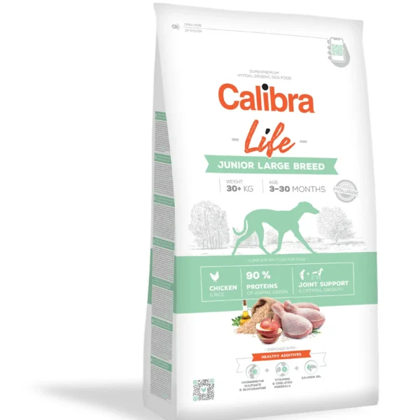 Calibra Dog Life Junior Large Breed Pollo 12kg