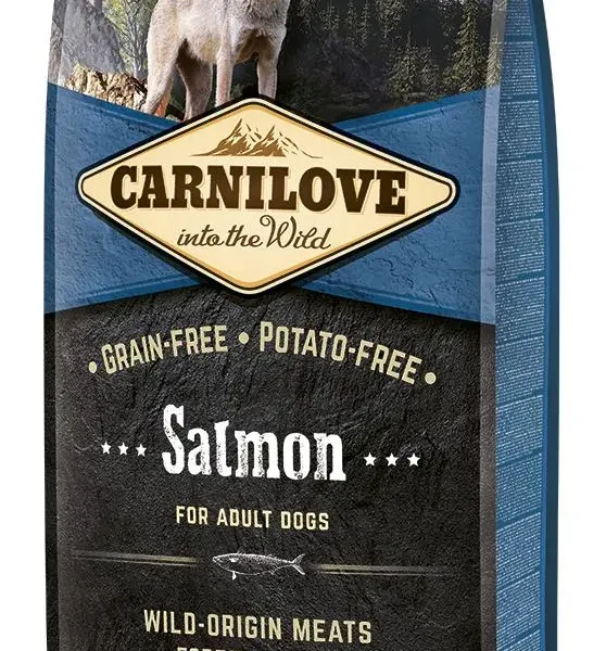 Pienso para perros adultos carnilove de salmón 12kg - nutrición premium