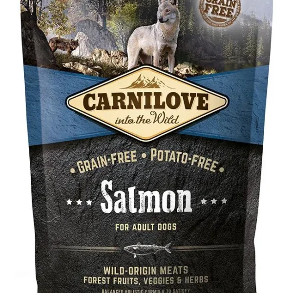 Pienso para perros adultos carnilove de salmón 1,5kg - nutrición premium