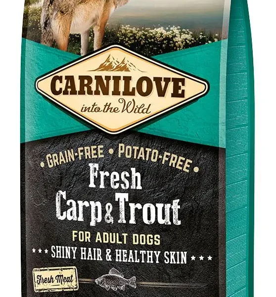 Carnilove Canine Adult Fresh Carpa Trucha Hair Skin 12kg