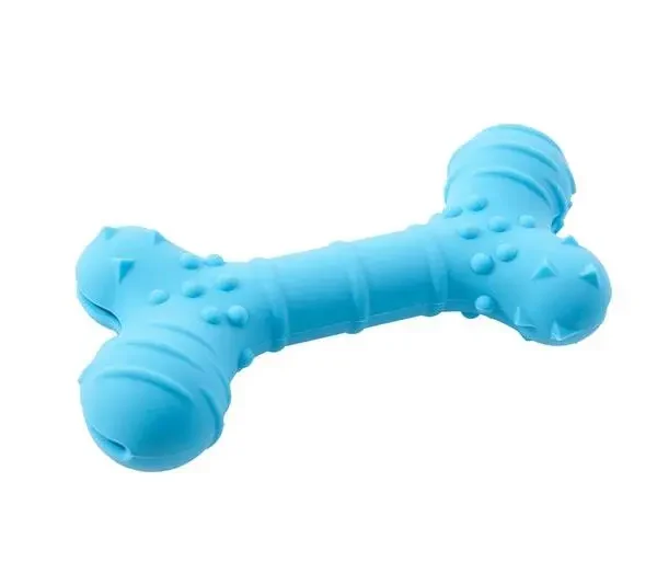 Juguete para perro buster hueso flex azul 16cm - kruuse