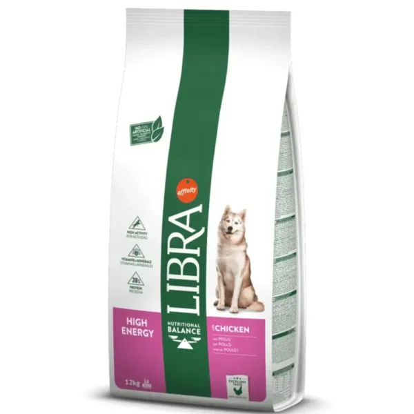 Pienso libra canine adulto alta energía 12kg: nutrición óptima para perros activos