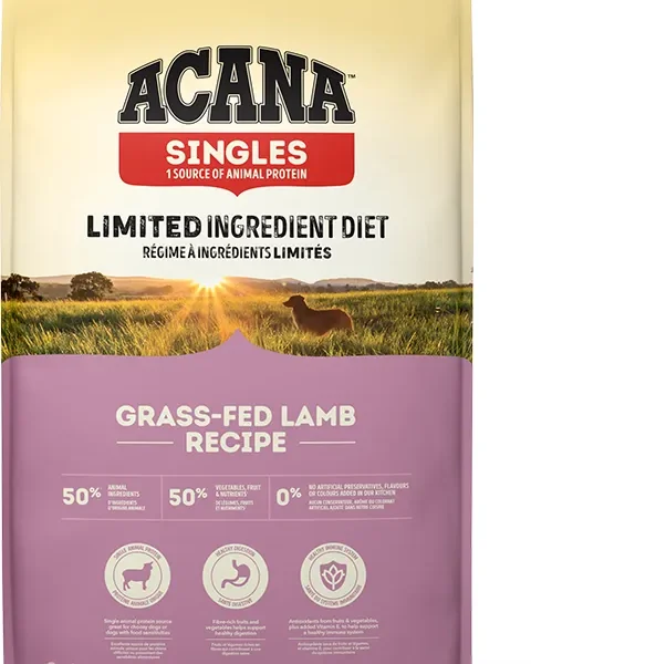 Pienso acana canine adulto singles grass-fed 17kg: nutrición premium para perros